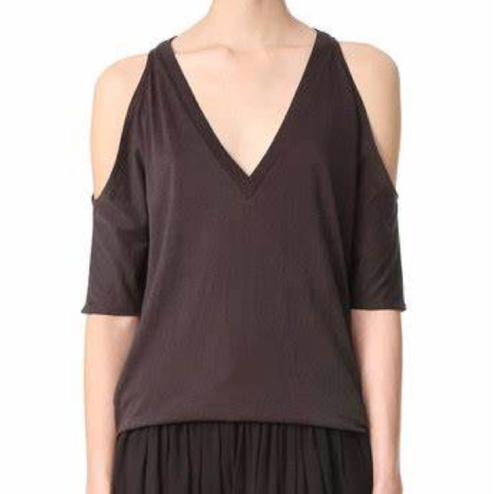 NWT Chaser Cold Shoulder V Neck Dolman Top Size S